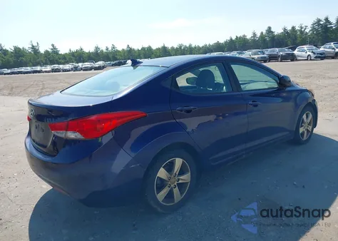 2012 Hyundai Elantra Gls from USA, damaged, VIN 5NPDH4AE0CH064901